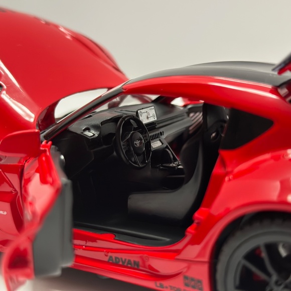 1:22 2022 Toyota Supra GR Liberty Walk With LED Headlight and TAIL LIGHT Diecast - Picture 8 of 10